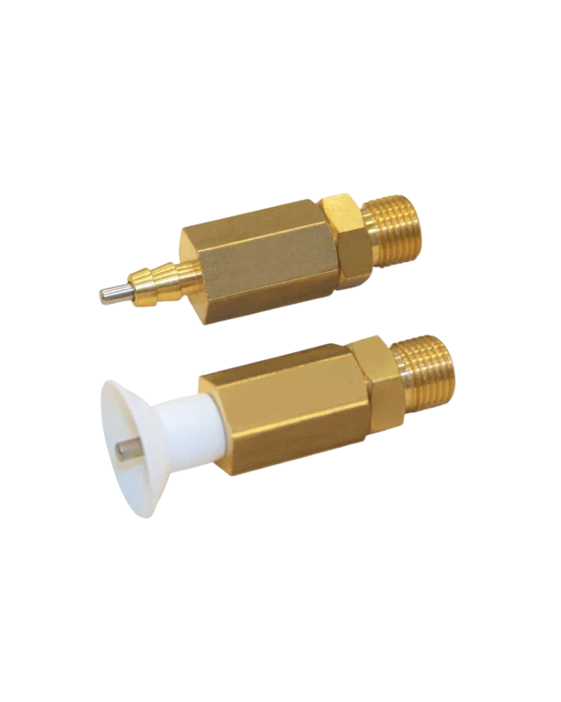 Mini vacuum cup holders with plunger valve with no springing image 2